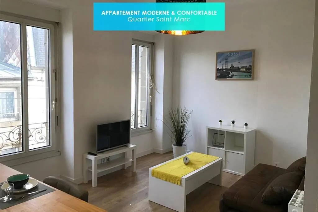 Appartement Gweladenn - apprt moderne et lumineux- Saint-marc à Brest